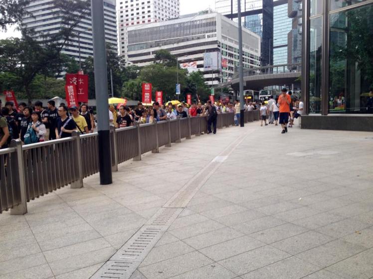 Protesters in Admiralty