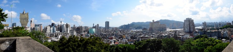 View of Macau from Monte Forte