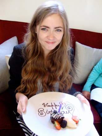 birthday cake and candle