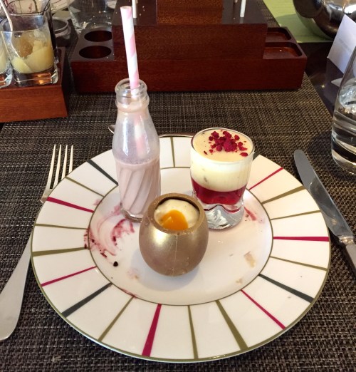 chocolate, cheesecake and milkshake