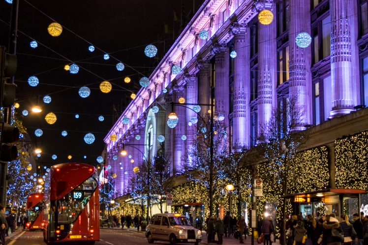 oxford street christmas lights