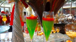 deserts in a champagne flute