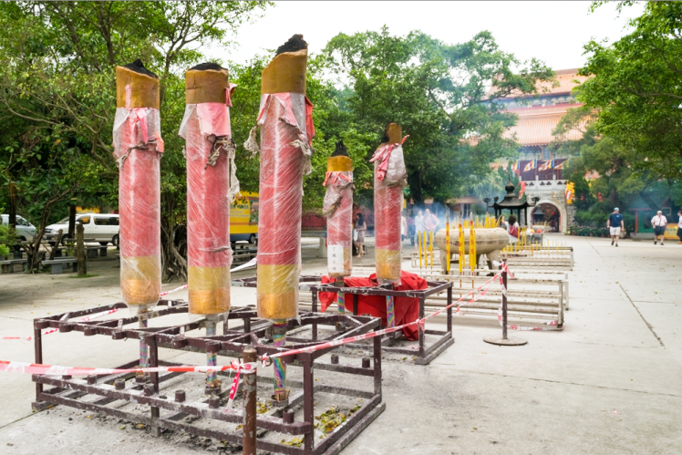 giant incense sticks