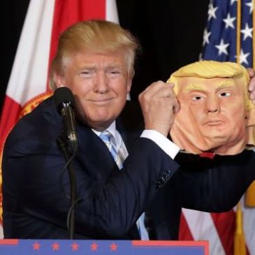 donald trump and mask